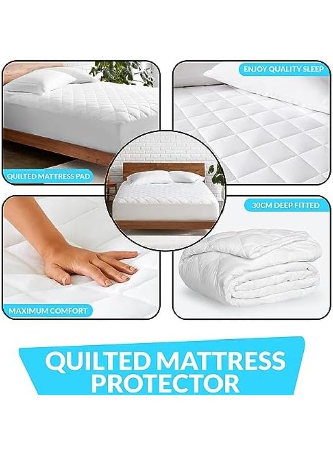 اوريكسهوم واقٍ للمرتبة من – مانع للضوضاء، قابل للتنفس، مضاد للحساسية مع جيب عميق، متوفر بمقاسات مفرد/مزدوج/كينغ/سوبر كينغ - Image 4